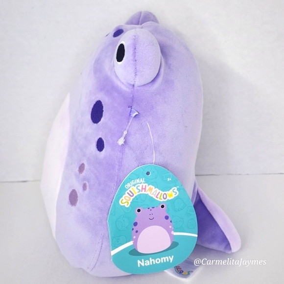 NAHOMY 🐸 Purple Tadpole Baby Frog Original Squishmallows By Kellytoy NWT - Picture 2 of 8